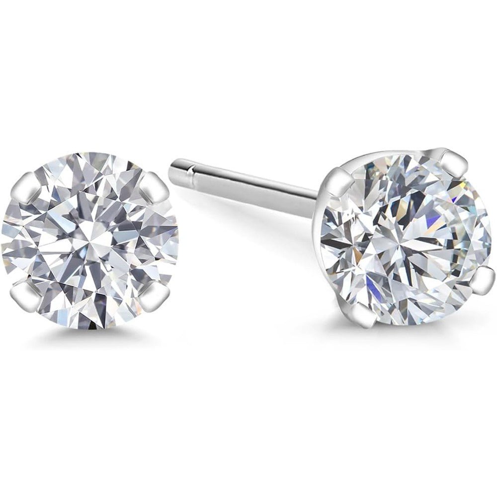 Gem Stone King 0.20 to 1.50 Carat 14K Gold Lab Grown Diamond Stud Earrings | Gold Earrings For Women Men | F - G Color | VS1 - VS2 Clarity - Future Jewelry