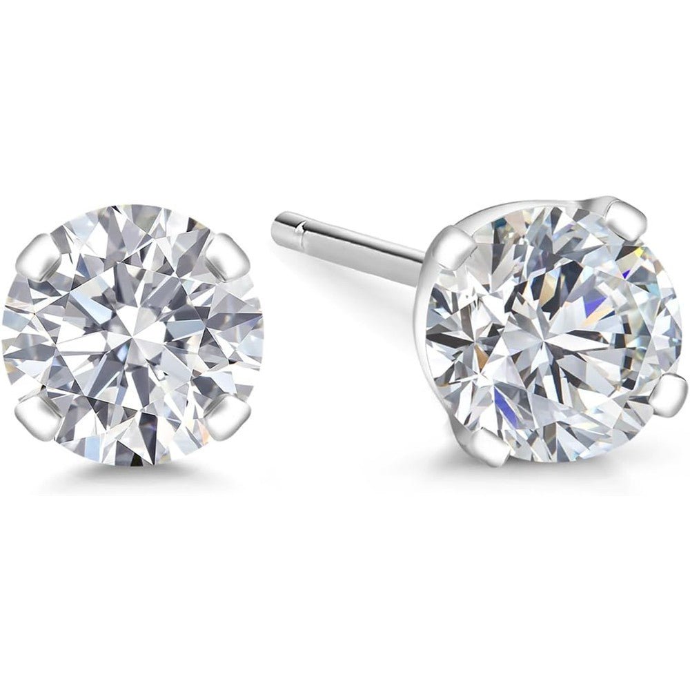 Gem Stone King 0.20 to 1.50 Carat 14K Gold Lab Grown Diamond Stud Earrings | Gold Earrings For Women Men | F - G Color | VS1 - VS2 Clarity - Future Jewelry