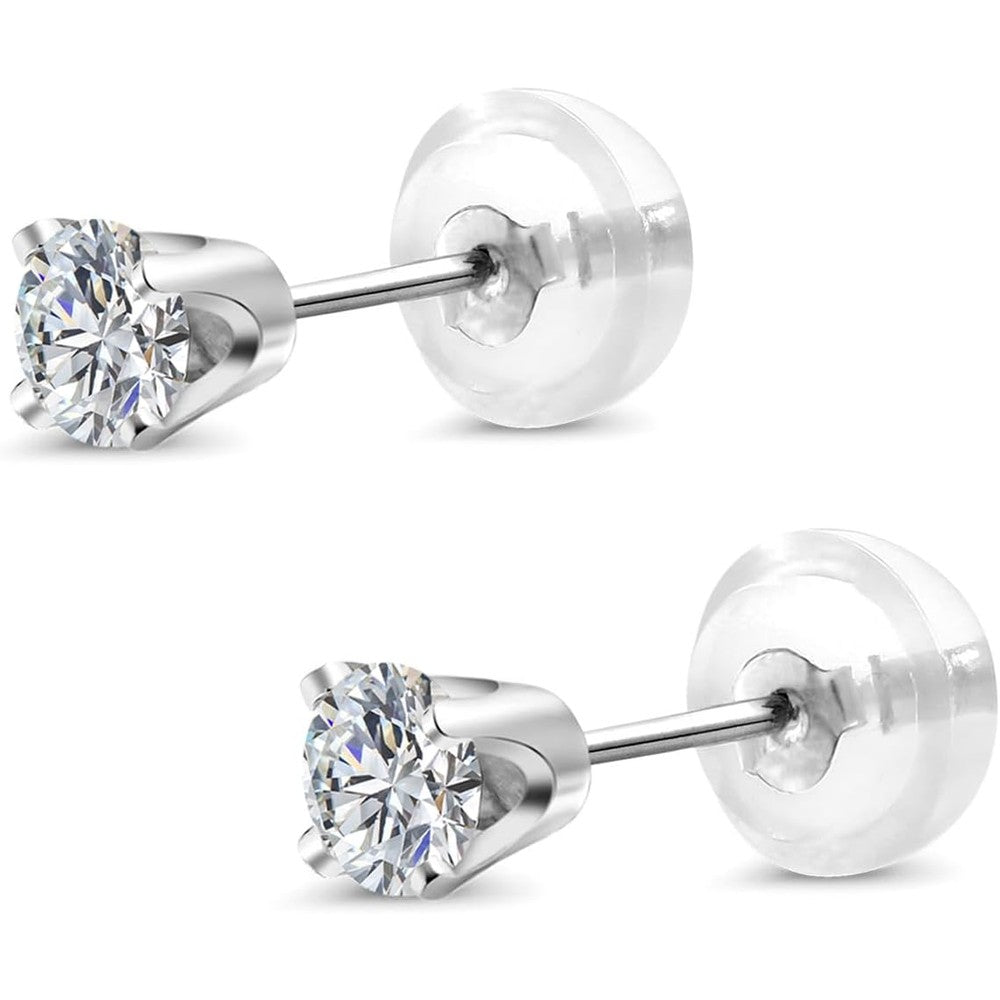 Gem Stone King 0.20 to 1.50 Carat 14K Gold Lab Grown Diamond Stud Earrings | Gold Earrings For Women Men | F - G Color | VS1 - VS2 Clarity - Future Jewelry