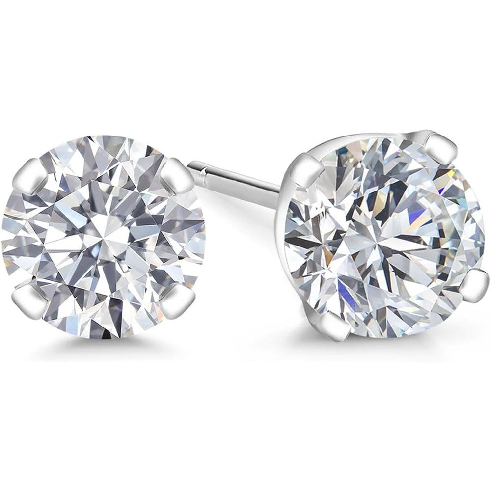 Gem Stone King 0.20 to 1.50 Carat 14K Gold Lab Grown Diamond Stud Earrings | Gold Earrings For Women Men | F - G Color | VS1 - VS2 Clarity - Future Jewelry