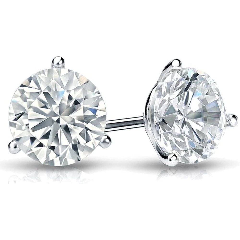 Half to Five Carat Lab Grown Diamond Stud Earrings in 14K Gold - Future Jewelry