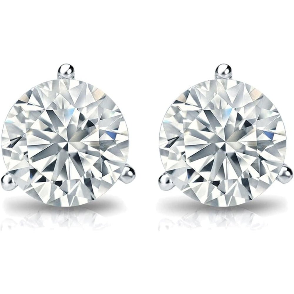 Half to Five Carat Lab Grown Diamond Stud Earrings in 14K Gold - Future Jewelry