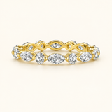 The Timeless Brilliance Band, Lab Grown Diamond Eternity Ring, 18K Gold