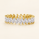 The Marquise Romance, Diamond Engagement Ring, 18K Gold