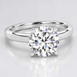 5 Carat Lab Grown Diamond Engagement Ring, Platinum, IGI Certified