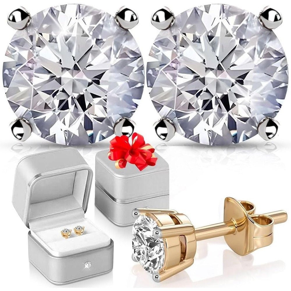 IGI Certified 0.5 to 1 Carat Lab Grown Diamond Stud Earrings for Women And Men In Platinum Or Gold - Future Jewelry