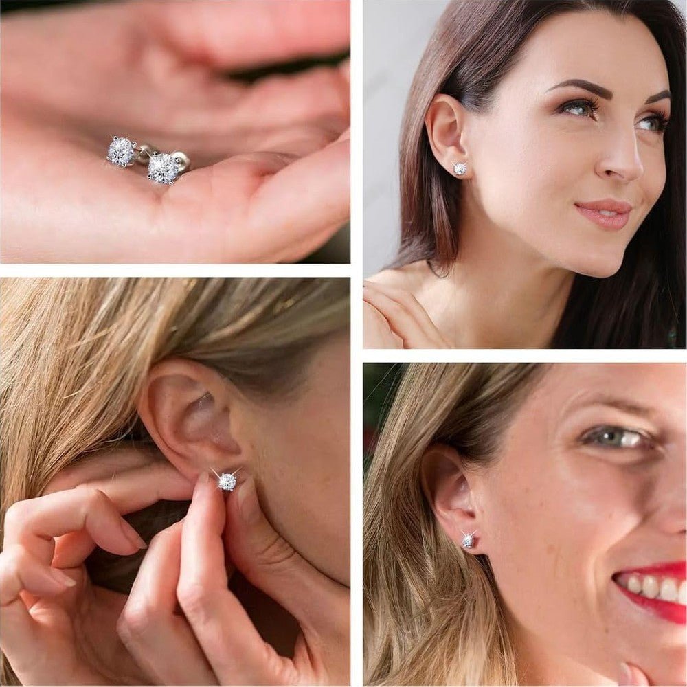 IGI Certified 0.5 to 1 Carat Lab Grown Diamond Stud Earrings for Women And Men In Platinum Or Gold - Future Jewelry
