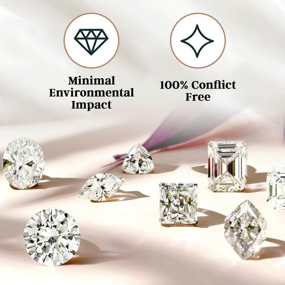IGI Certified 0.5 to 1 Carat Lab Grown Diamond Stud Earrings for Women And Men In Platinum Or Gold - Future Jewelry