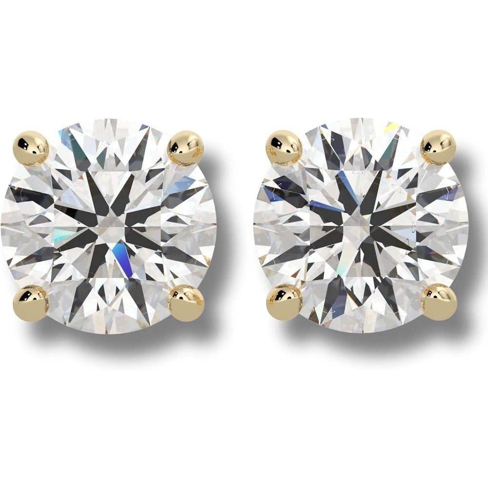 IGI Certified One Carat Lab Diamond Studs in 14K White Gold - Future Jewelry