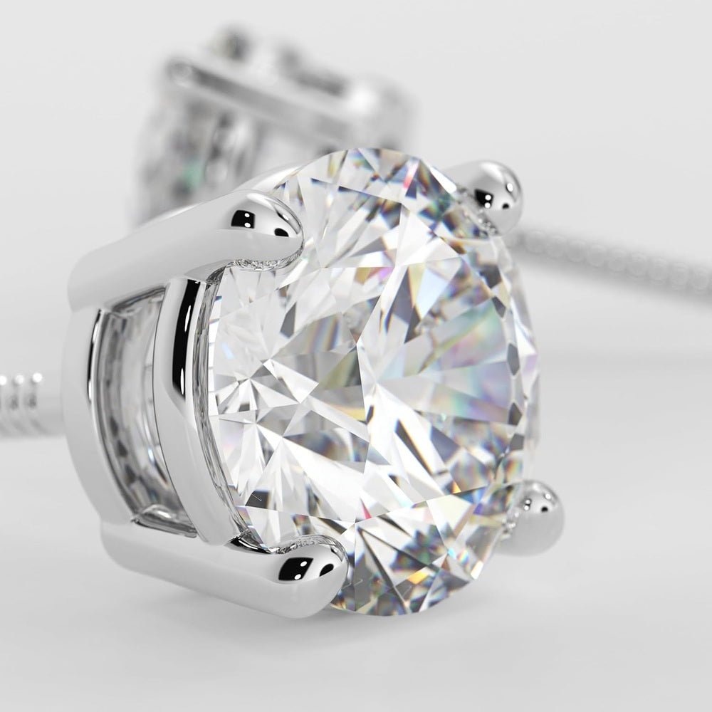 IGI Certified One Carat Lab Diamond Studs in 14K White Gold - Future Jewelry