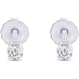 0.04 to 0.25 Carat Round Lab Grown Diamond Stud Earrings