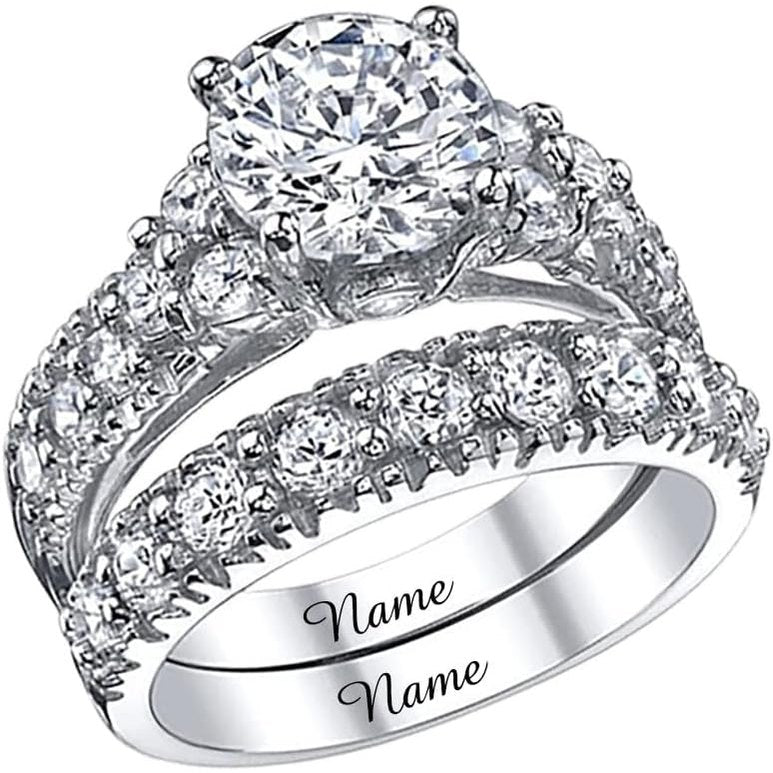 Lab Grown Diamond Bridal Set in Solid Gold - Future Jewelry