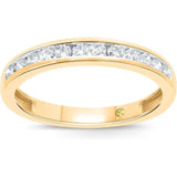 Lab Grown Diamond Channel Band, 14K Gold