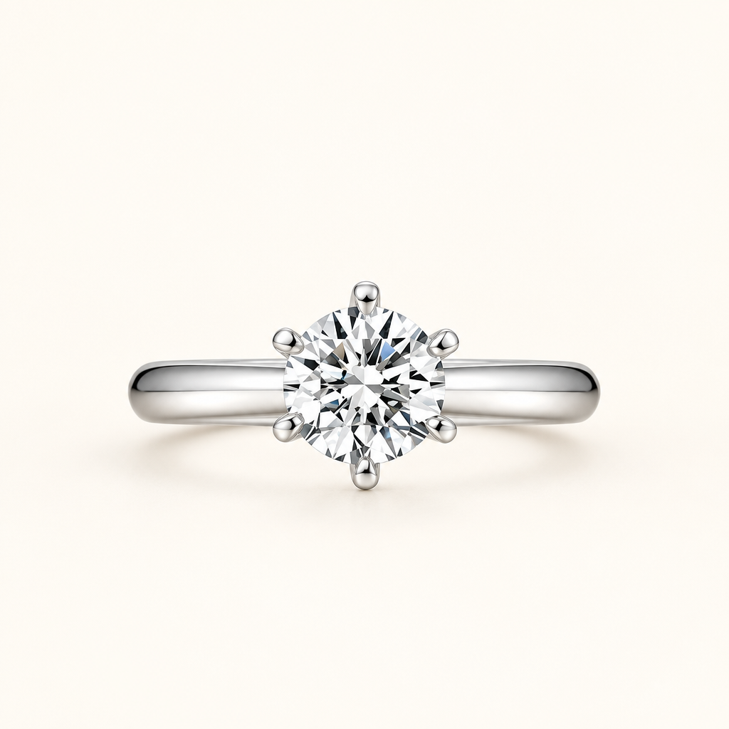 Lab Grown Diamond Eternity Ring in 18K White Gold - Future Jewelry