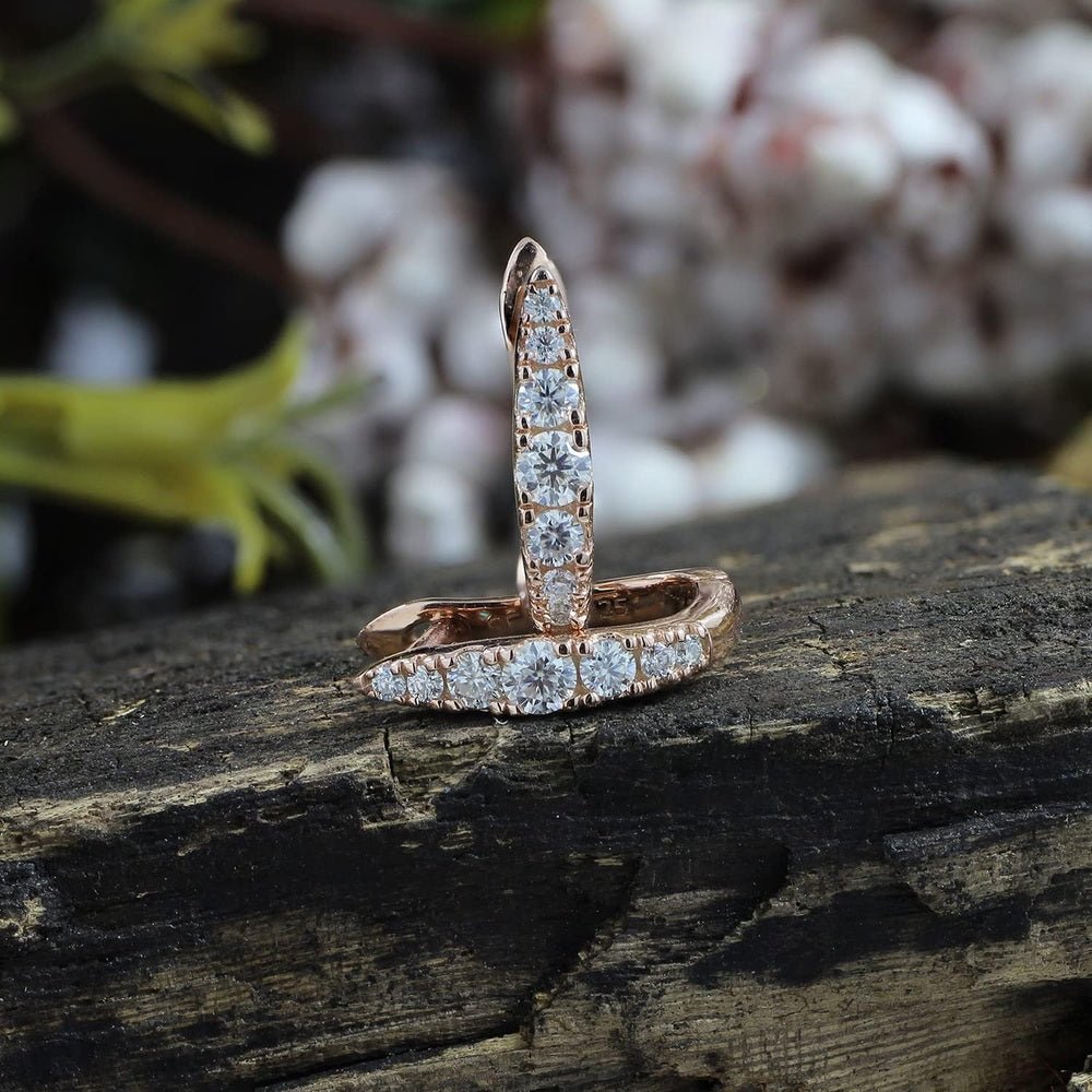 Lab Grown Diamond Hoop Earrings in 14K Gold for Women - Future Jewelry