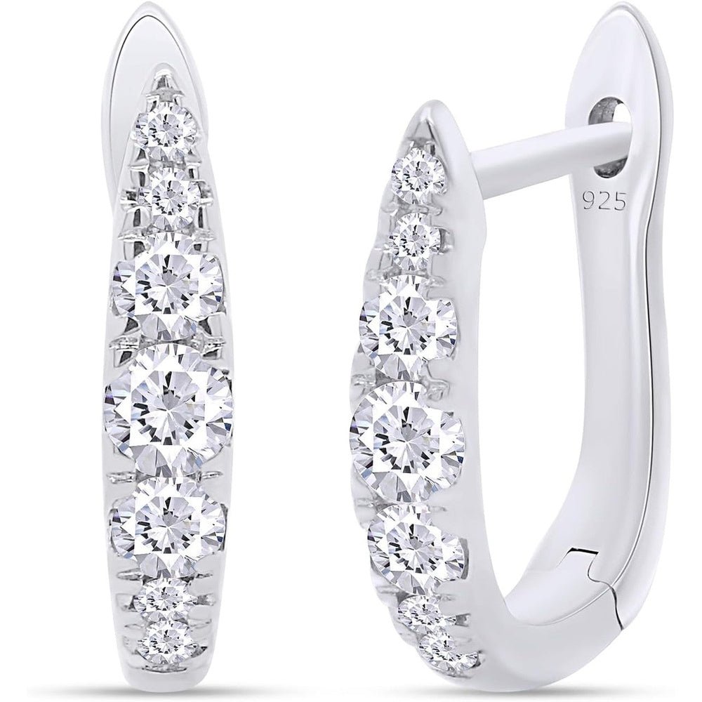 Lab Grown Diamond Hoop Earrings in 14K Gold for Women - Future Jewelry