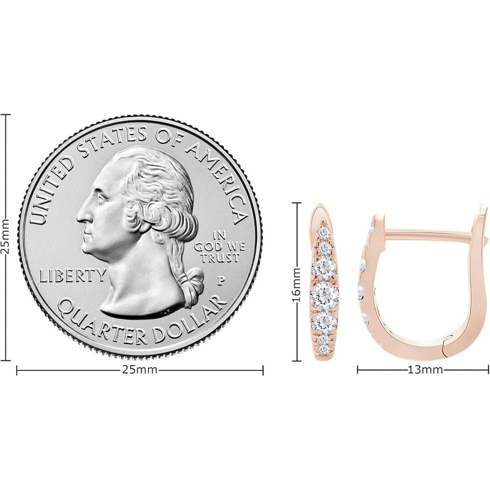 Lab Grown Diamond Hoop Earrings in 14K Gold for Women - Future Jewelry