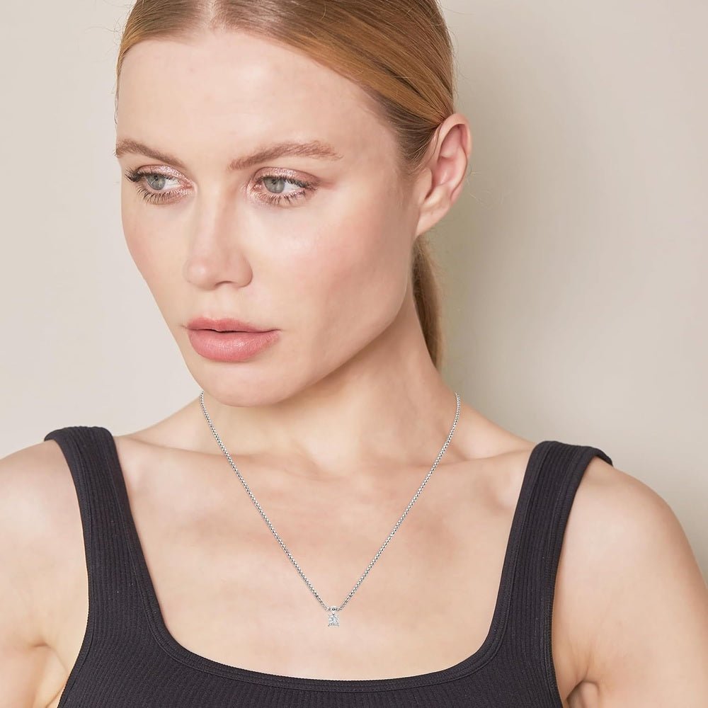 Lab Grown Diamond Pendant Necklace in 14K Gold Options - Future Jewelry