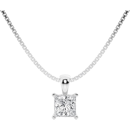 Lab Grown Diamond Pendant Necklace in 14K Gold Options - Future Jewelry