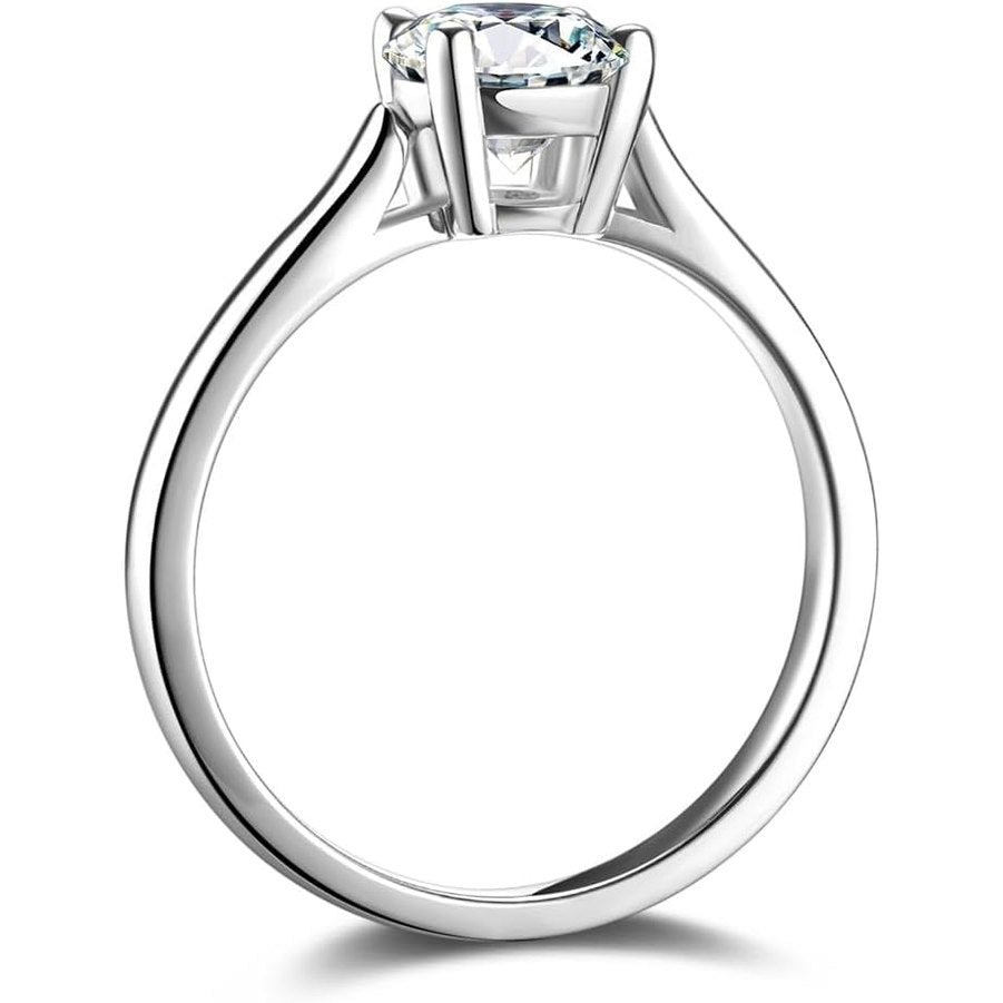 Lab Grown Diamond Solitaire Engagement Ring in 14K or 18K Gold - Future Jewelry