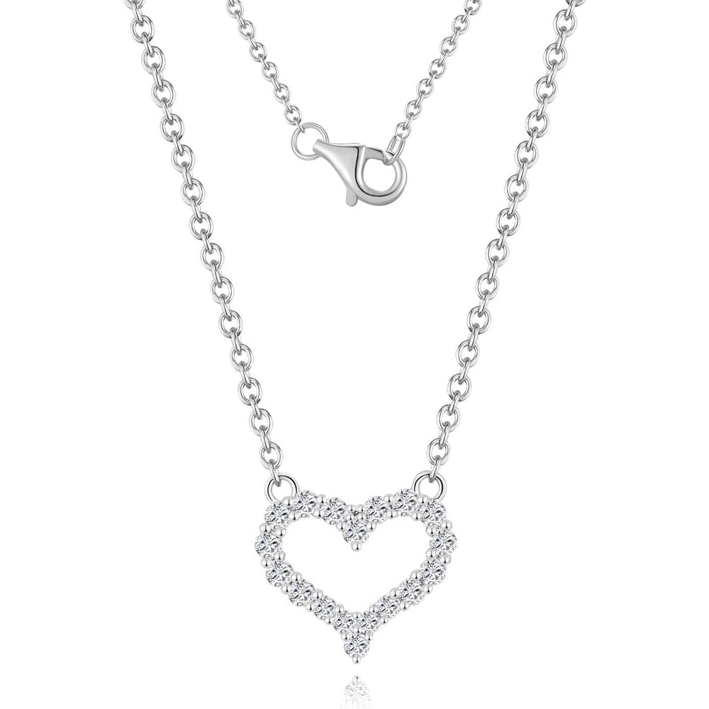 Lab Grown Diamond Solitaire Station Necklace in 14K Gold - Future Jewelry