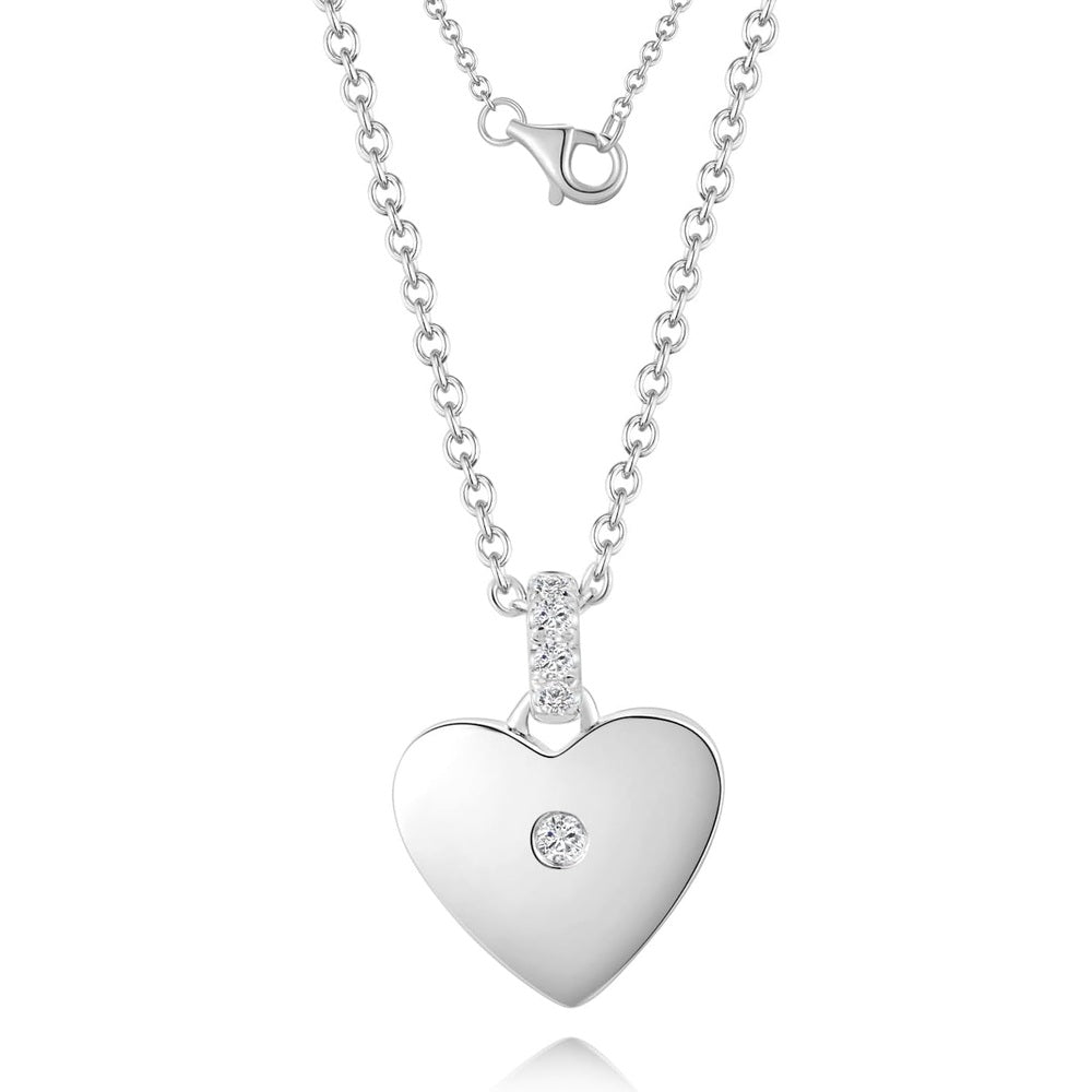 Lab Grown Diamond Solitaire Station Necklace in 14K Gold - Future Jewelry