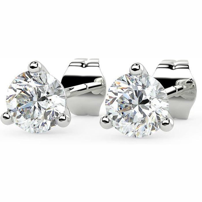 Lab Grown Diamond Stud Earrings in 14K Gold for Women - Future Jewelry
