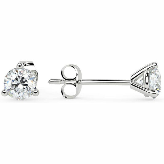 Lab Grown Diamond Stud Earrings in 14K Gold for Women - Future Jewelry