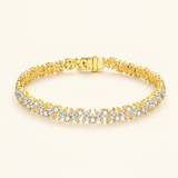 Lab Grown Diamond Tennis Bracelet, 18K Gold