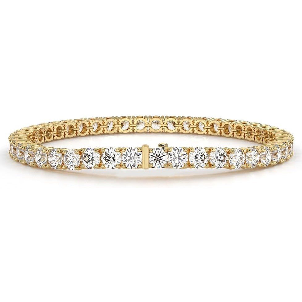 Lab Grown Diamond Tennis Bracelet in 14K Gold (1–10 Carat) - Future Jewelry