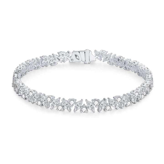 Lab Grown Diamond Tennis Bracelet in 18K Gold - Future Jewelry