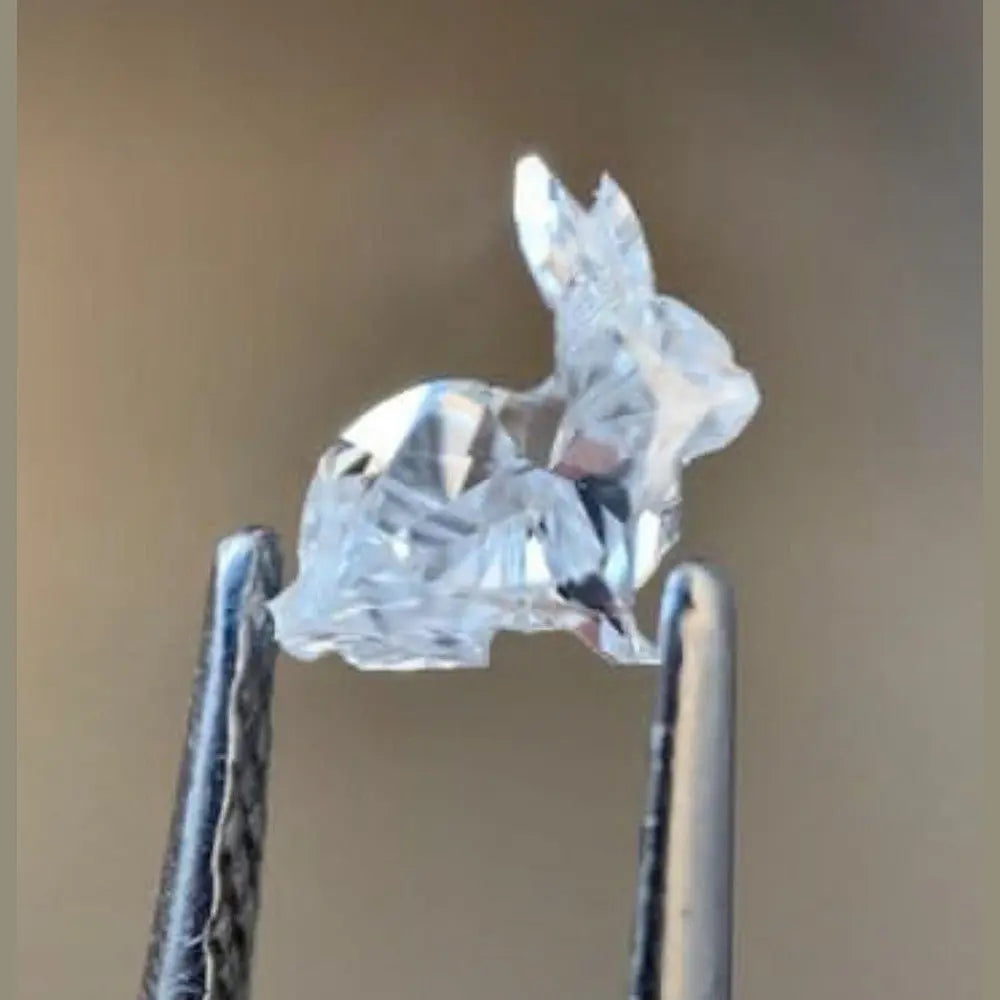 Laser-Cut Custom Portrait Lab Grown Diamond, Made to Order - Future Jewelry