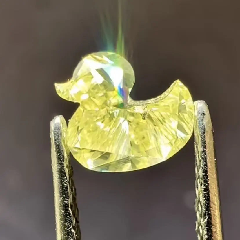 Laser-Cut Custom Fancy Shape Lab Grown Diamond, alternate view - Future Jewelry