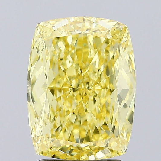 Loose Diamond Cushion Shape Yellow Gemstone Lab - grown Diamond - Future Jewelry