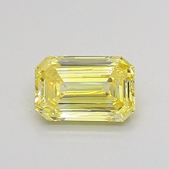 Loose Diamond Emerald Shape Yellow Gemstone Lab - grown Diamond - Future Jewelry
