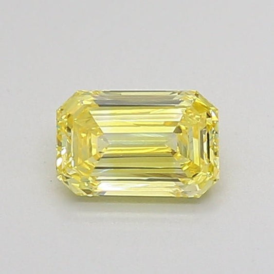 Loose Diamond Emerald Shape Yellow Gemstone Lab - grown Diamond - Future Jewelry
