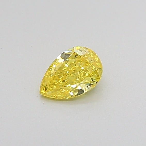Loose Diamond Pear Shape Yellow Gemstone Lab - grown Diamond - Future Jewelry