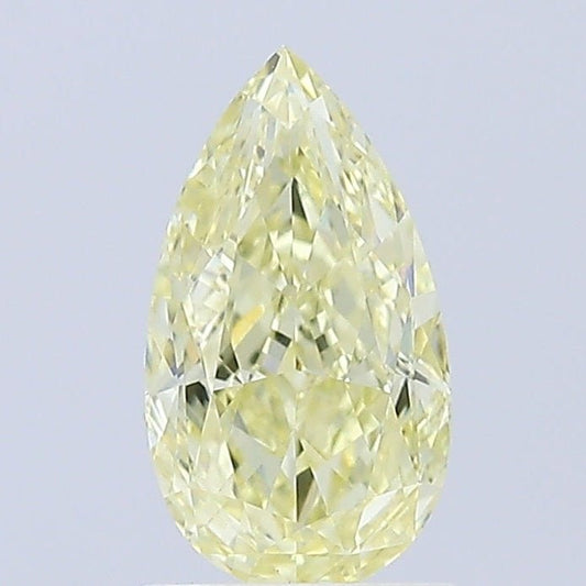 Loose Diamond Pear Shape Yellow Gemstone Lab - grown Diamond - Future Jewelry