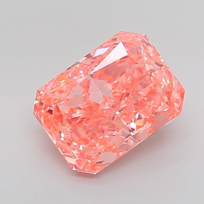 Loose Diamond Radiant Shape Pink Gemstone Lab - grown Diamond - Future Jewelry