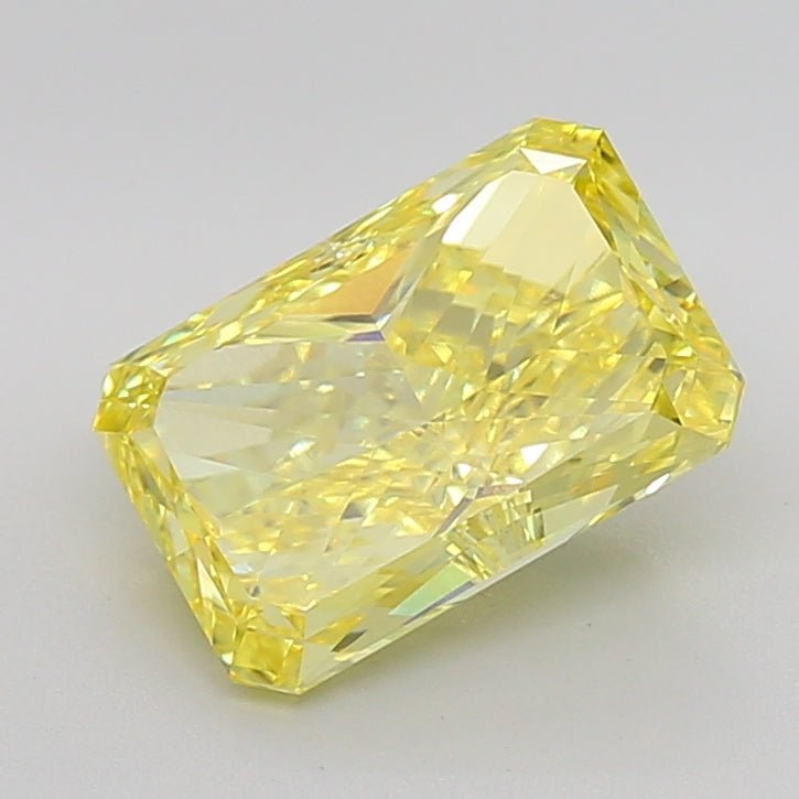 Loose Diamond Radiant Shape Yellow Gemstone Lab - grown Diamond - Future Jewelry