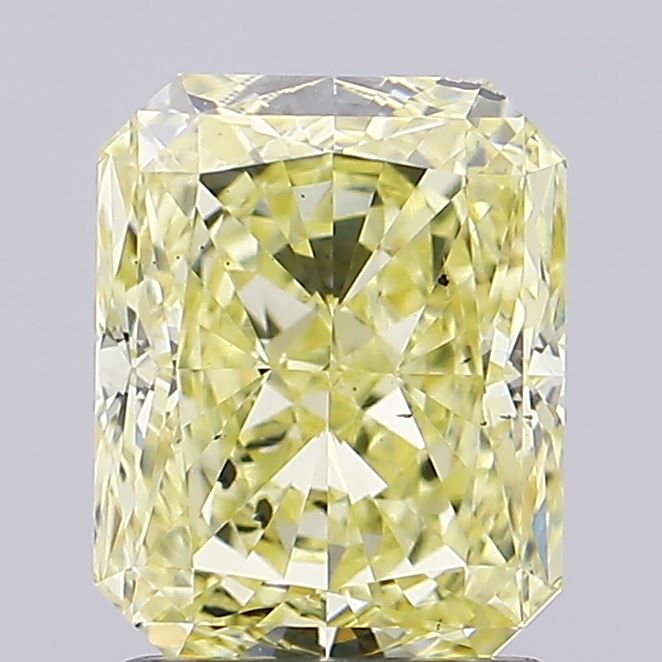 Loose Diamond Radiant Shape Yellow Gemstone Lab - grown Diamond - Future Jewelry