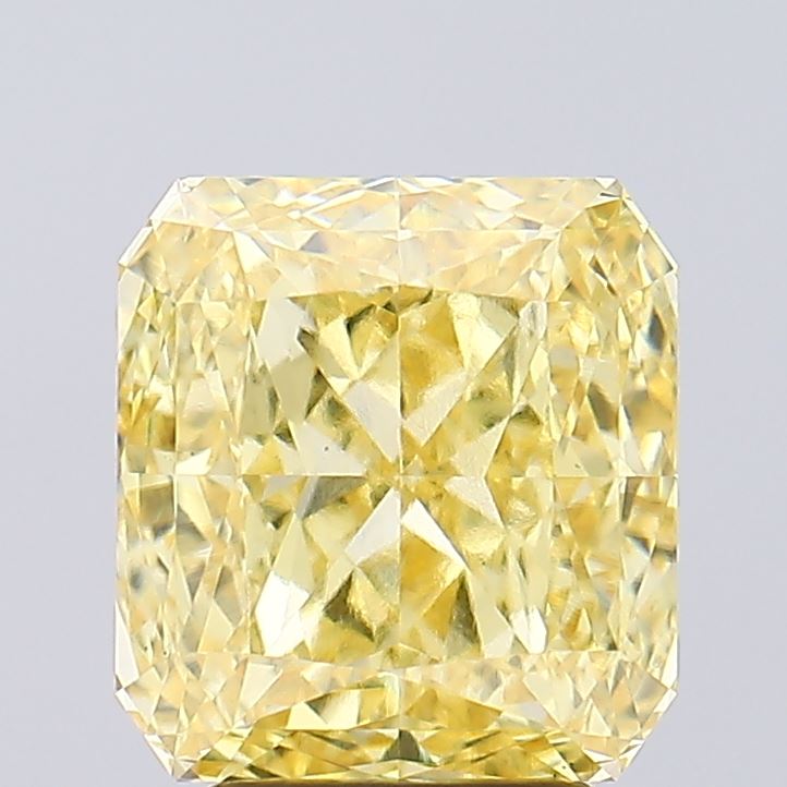 Loose Diamond Radiant Shape Yellow Gemstone Lab - grown Diamond - Future Jewelry