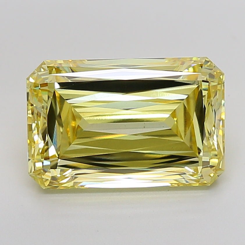 Loose Diamond Radiant Shape Yellow Gemstone Lab - grown Diamond - Future Jewelry