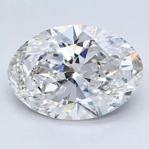 Loose Lab Grown CVD Diamond 9X7 MM Oval Cut D Color IF Clarity Certified - Future Jewelry