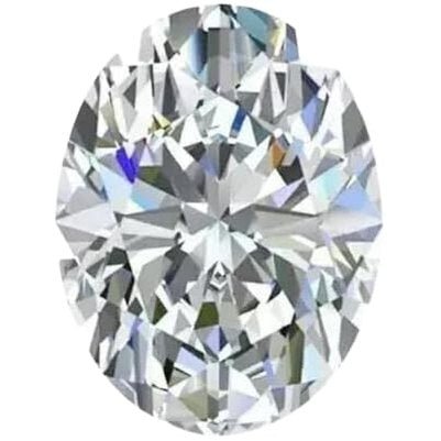 Loose Lab Grown CVD Diamond 9X7 MM Oval Cut D Color IF Clarity Certified - Future Jewelry