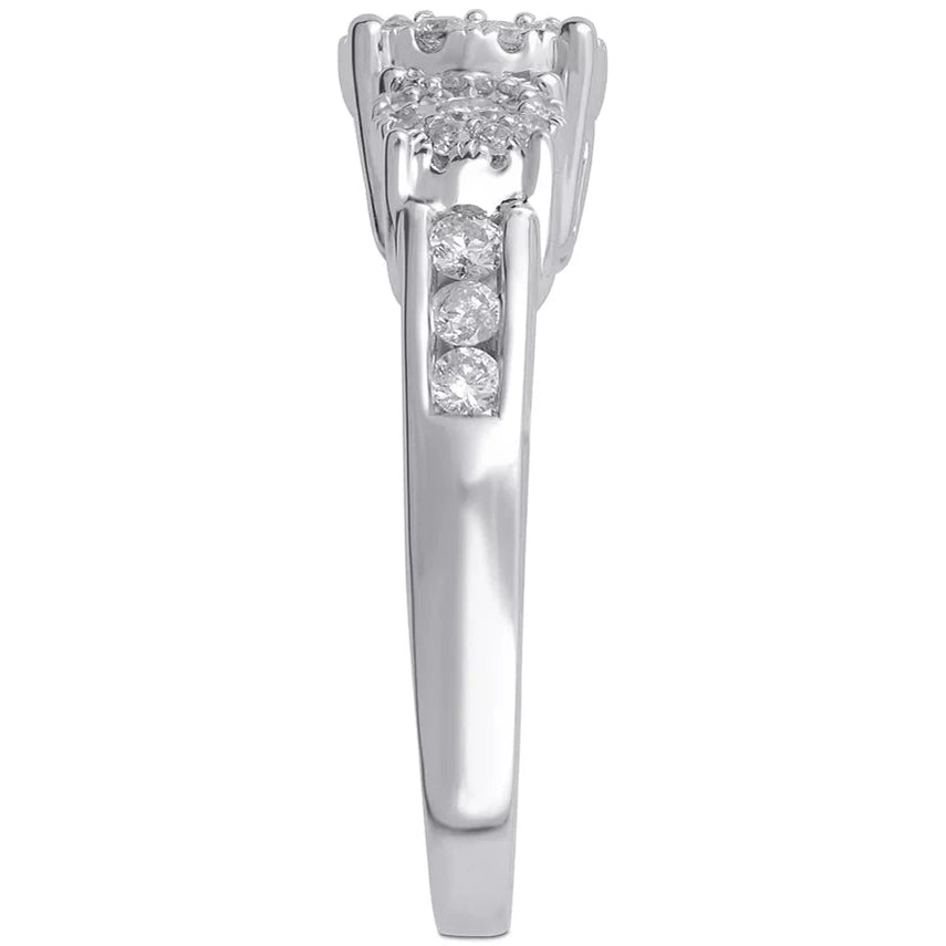 Macy's Women's Diamond Three Stone Engagement Ring in 14k White, Yellow or Rose Gold - Future Jewelry