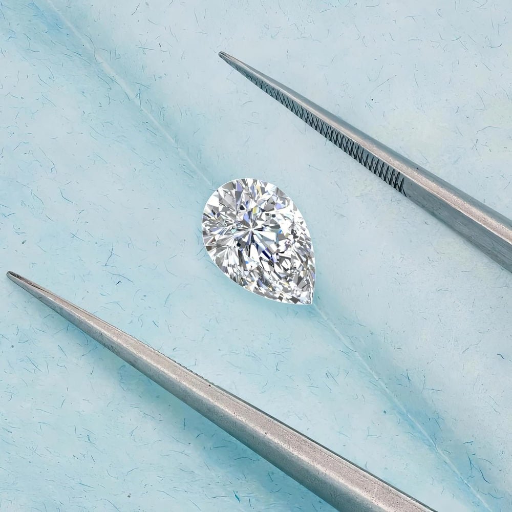 Pear Lab Grown Diamond 1 to 3 Carats VS2 E Color - Future Jewelry