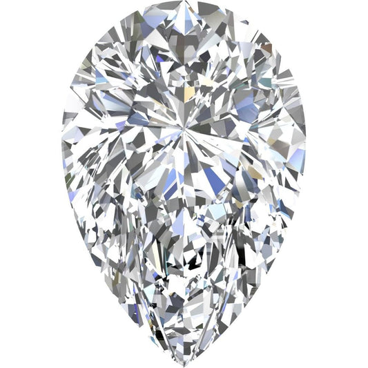 Pear Lab Grown Diamond 1 to 3 Carats VS2 E Color - Future Jewelry
