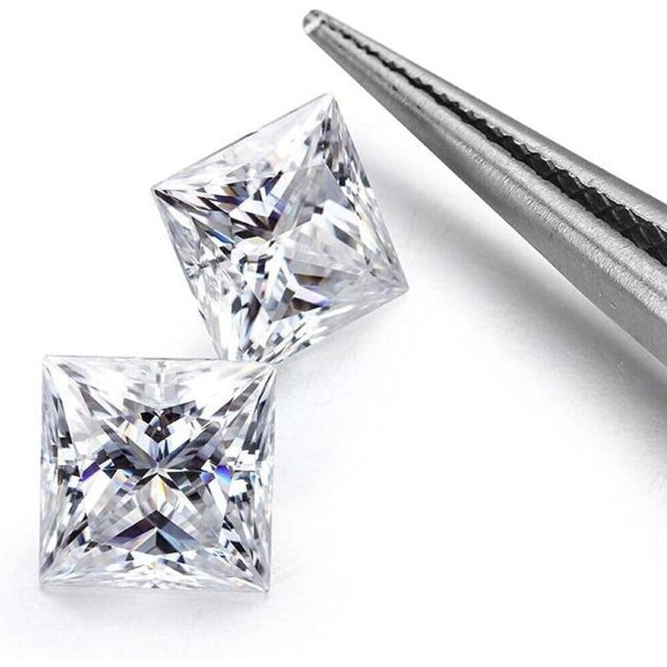Premium D F - IF VS1 Loose Princess Cut Lab - Grown Diamond - Ethical, Stunning Sparkle, Certified Quality - Future Jewelry