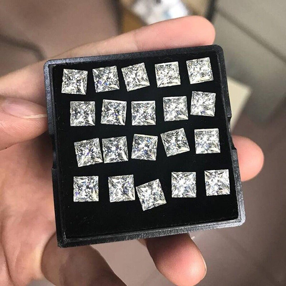 Premium D F - IF VS1 Loose Princess Cut Lab - Grown Diamond - Ethical, Stunning Sparkle, Certified Quality - Future Jewelry